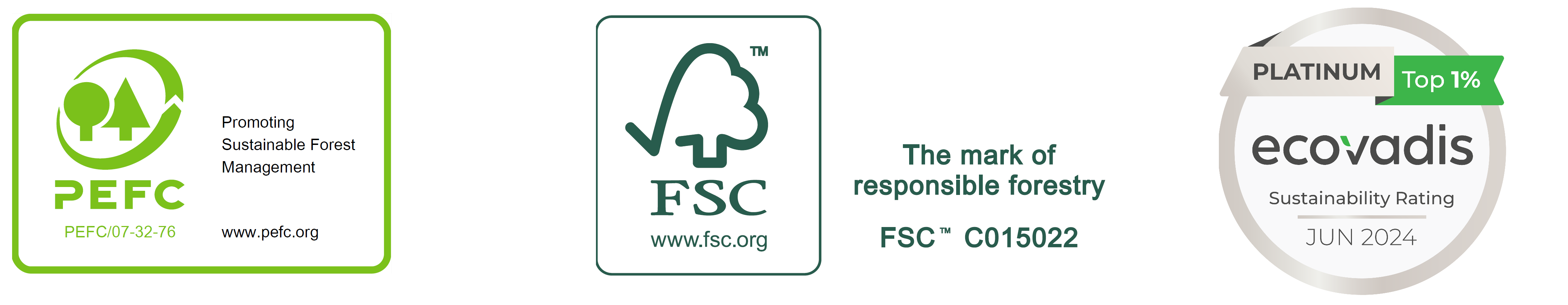 PEFC FSC ecovadis